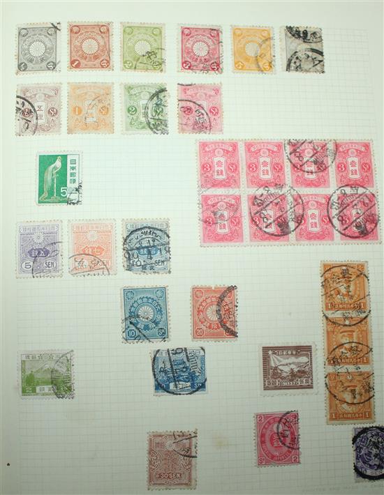 Quantity of stamp albums and loose stamps(-)